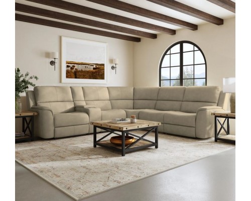 Henry Power Reclining Sectional with Power Headrests and Lumbar 2